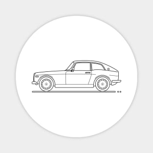 s800 vintage car B Magnet